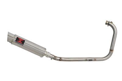 Royal Enfield Himalayan 411 2016 - 2024 Full Exhaust System 360mm GP Round Stainless Silencer