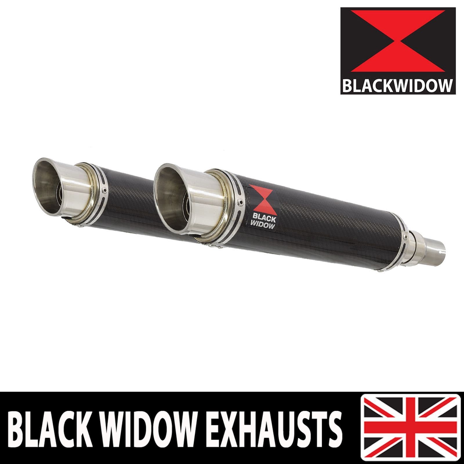 DOMINATOR Round Stainless Exhaust Muffler For Can-Am Spyder GS 990 (2007-2012) W/ DB Killer