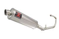 RS 125  2018 - 2023 Exhaust System 400mm Oval Stainless Silencer