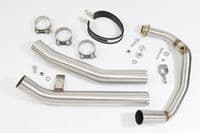 RS 125  2018 - 2023 Exhaust System 400mm Oval Stainless Silencer