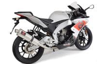 RS 125  2018 - 2023 Exhaust System 400mm Oval Stainless Silencer