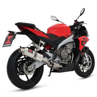 RS 660 / Tuono 660 2020 - 2024 Exhaust System 300 mm Oval Stainless Steel Silencer