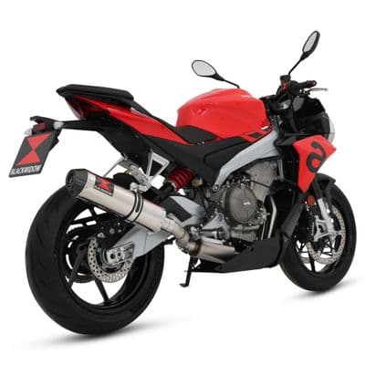 RS 660 / Tuono 660 2020 - 2024 Exhaust System 370 mm Round Stainless Steel Carbon Tip Silencer