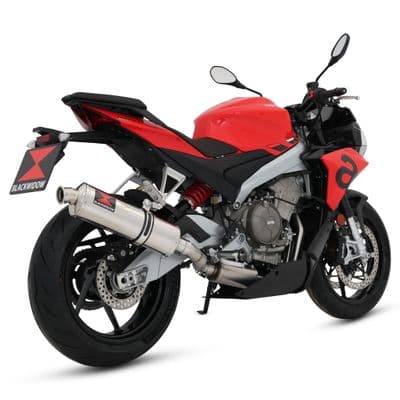 RS 660 / Tuono 660 2020 - 2024 Exhaust System 400 mm Oval Stainless Steel Silencer