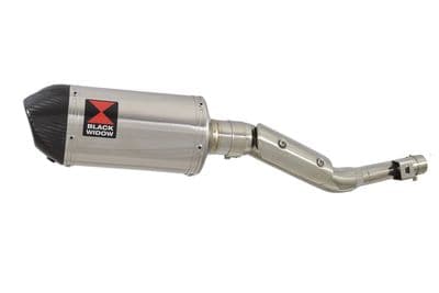 RV 125 VAN VAN Exhaust Silencer 200mm Oval Stainless Carbon Tip