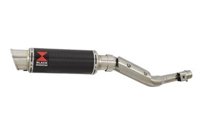 RV 125 VAN VAN Exhaust Silencer 230mm GP Round Carbon