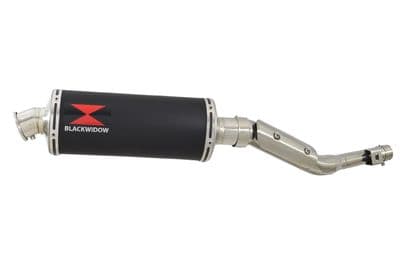 RV 125 VAN VAN Exhaust Silencer 300mm Oval Black Stainless