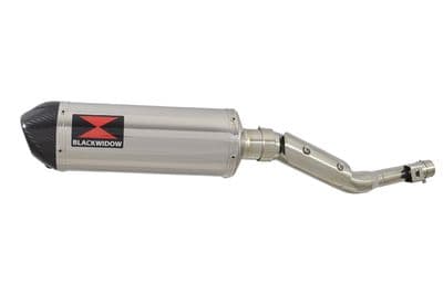 RV 125 VAN VAN Exhaust Silencer 300mm Oval Stainless Carbon Tip
