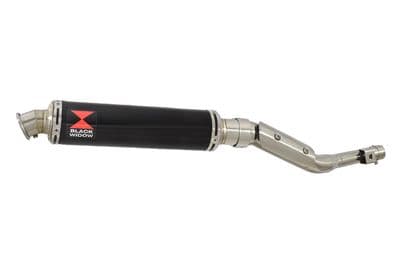 RV 125 VAN VAN Exhaust Silencer 350mm Round Black Stainless