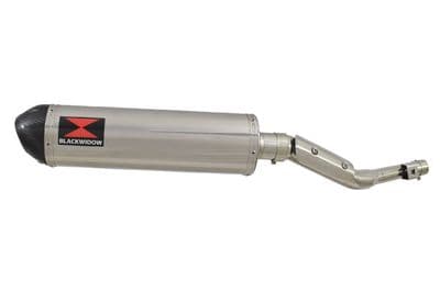 RV 125 VAN VAN Exhaust Silencer 400mm Oval Stainless Carbon Tip