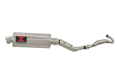 RV 125 VAN VAN Full Exhaust System with 300mm Round Stainless Silencer