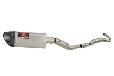 RV 200 VAN VAN Full Exhaust System with 300mm Tri Oval Stainless Carbon Tip Silencer