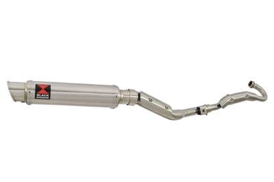 RV 200 VAN VAN Full Exhaust System with 350mm GP Round Stainless Silencer