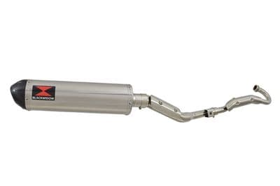 RV 200 VAN VAN Full Exhaust System with 400mm Oval Stainless Carbon Tip Silencer