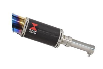 RX 125 SX 125 2018 - 2024 Exhaust Silencer 200mm Round Blue Tip Carbon