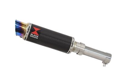RX 125 SX 125 2018 - 2024 Exhaust Silencer 230mm GP Round Blue Tip Carbon