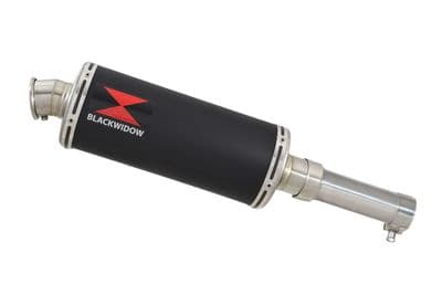 RX 125 SX 125 2018 - 2024 Exhaust Silencer 300mm Oval Black Stainless