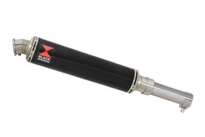 RX 125 SX 125 2018 - 2024 Exhaust Silencer 350mm Round Black Stainless