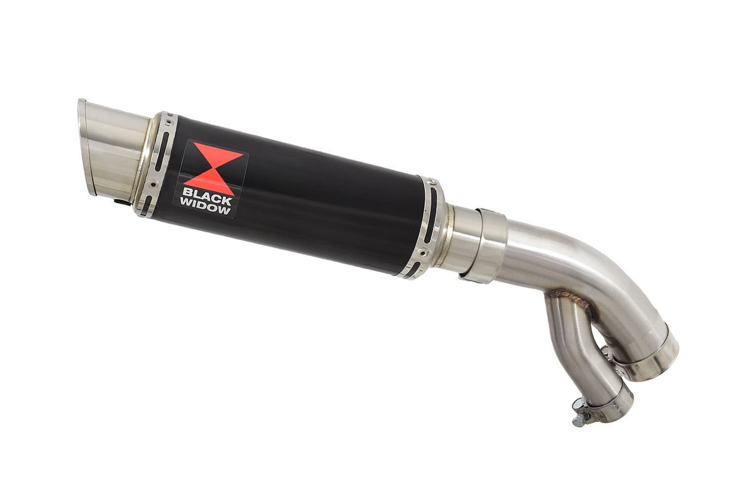S1000R 2017 - 2020 Exhaust Silencer 230mm GP Round Black Stainless