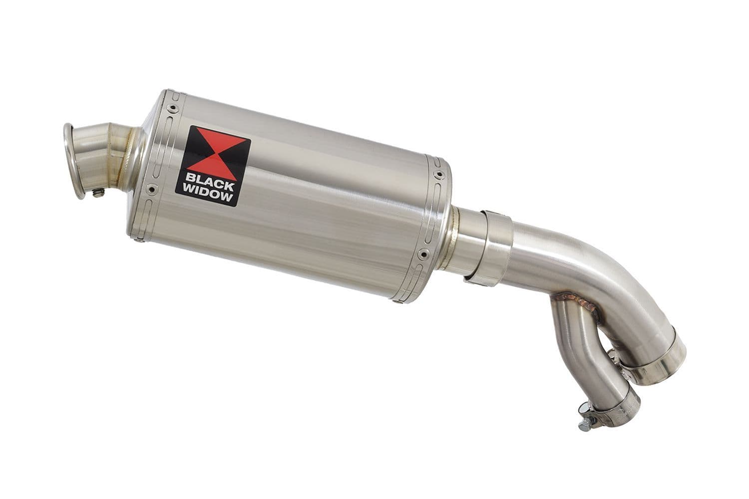 S1000R 2017 - 2020 Exhaust Silencer 230mm Oval Stainless