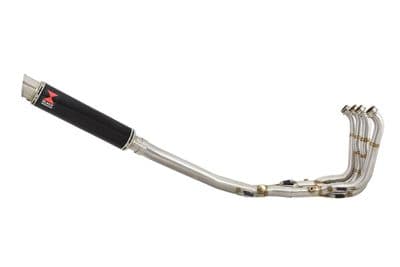 S1000RR 2015  2016 Performance De Cat Exhaust System 350mm GP Style Black Stainless Silencer