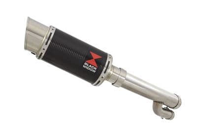 S1000RR  2017 - 2018 Exhaust Link Pipe + 200mm Round Carbon Silencer