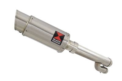 S1000RR  2017 - 2018 Exhaust Link Pipe + 200mm Round Stainless Silencer