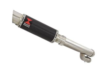 S1000RR  2017 - 2018 Exhaust Link Pipe + 230mm Round GP Style Carbon + Stainless Silencer