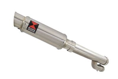 S1000RR  2017 - 2018 Exhaust Link Pipe + 230mm Round GP Style Stainless Silencer