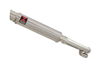 S1000RR  2017 - 2018 Exhaust Link Pipe + 350mm Round GP Style Stainless Silencer