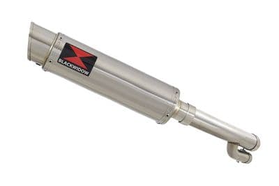 S1000RR  2017 - 2018 Exhaust Link Pipe + 360mm Round GP Style Stainless Silencer