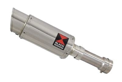 S1000RR 2019 - 2026 Exhaust Link Pipe + 200mm Round Stainless Silencer