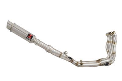S1000RR 2019 - 2026 Performance De - Cat Exhaust System 230mm GP Style Stainless Silencer