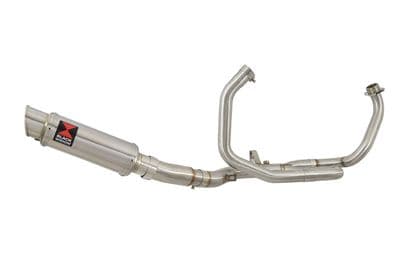 SFV 650 Gladius 09-16 De Cat Race Exhaust System + 230mm GP Round Stainless Silencer