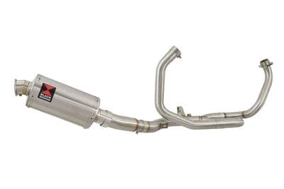SFV 650 Gladius 09-16 De Cat Race Exhaust System + 230mm Oval Stainless Silencer