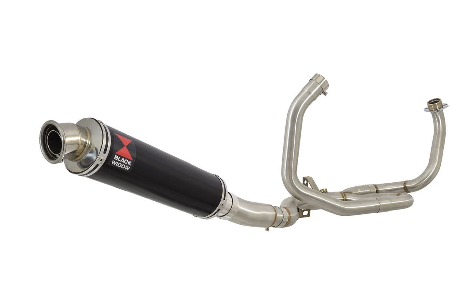 SFV 650 Gladius 09-16 De Cat Race Exhaust System 350mm Round Black