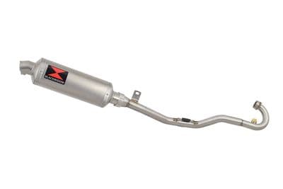 Sinnis Apache 125 2008-2021 Exhaust System + 300mm Hexagonal Stainless Silencer