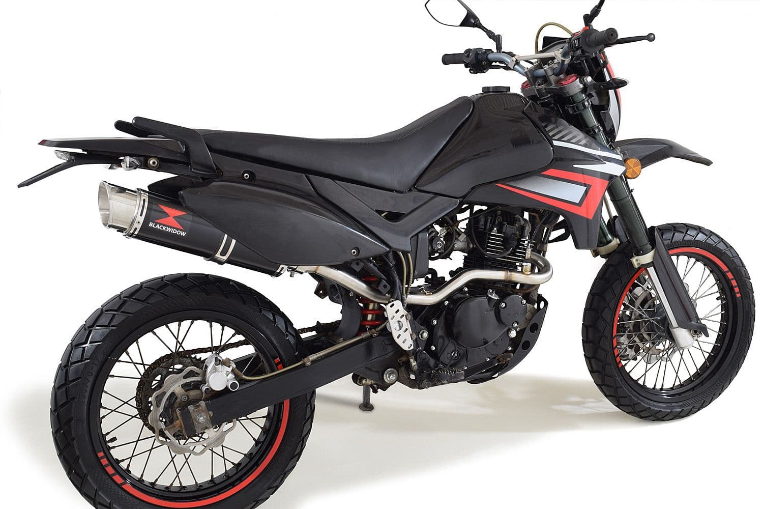 Sinnis Apache 125 2008-2021 Exhaust System 360mm Round GP Style