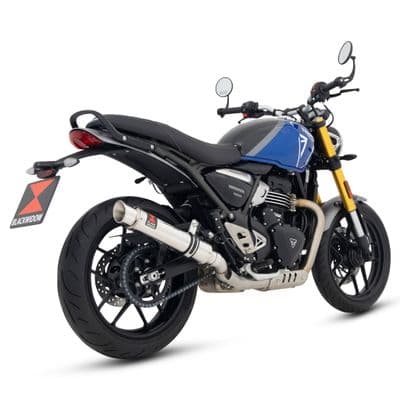 Speed 400 2024 - 2025 Exhaust Silencer 350 mm Round GP Stainless Steel