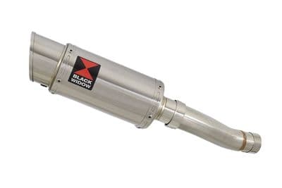 Speed Triple 1050 S R 2011-2015 Single Low Exhaust Silencer Kit 200mm Round Stainless