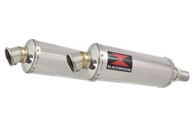 Speed Triple 1050 S R 2011-2015 Twin Exhaust Silencer Kit 300mm Round Stainless