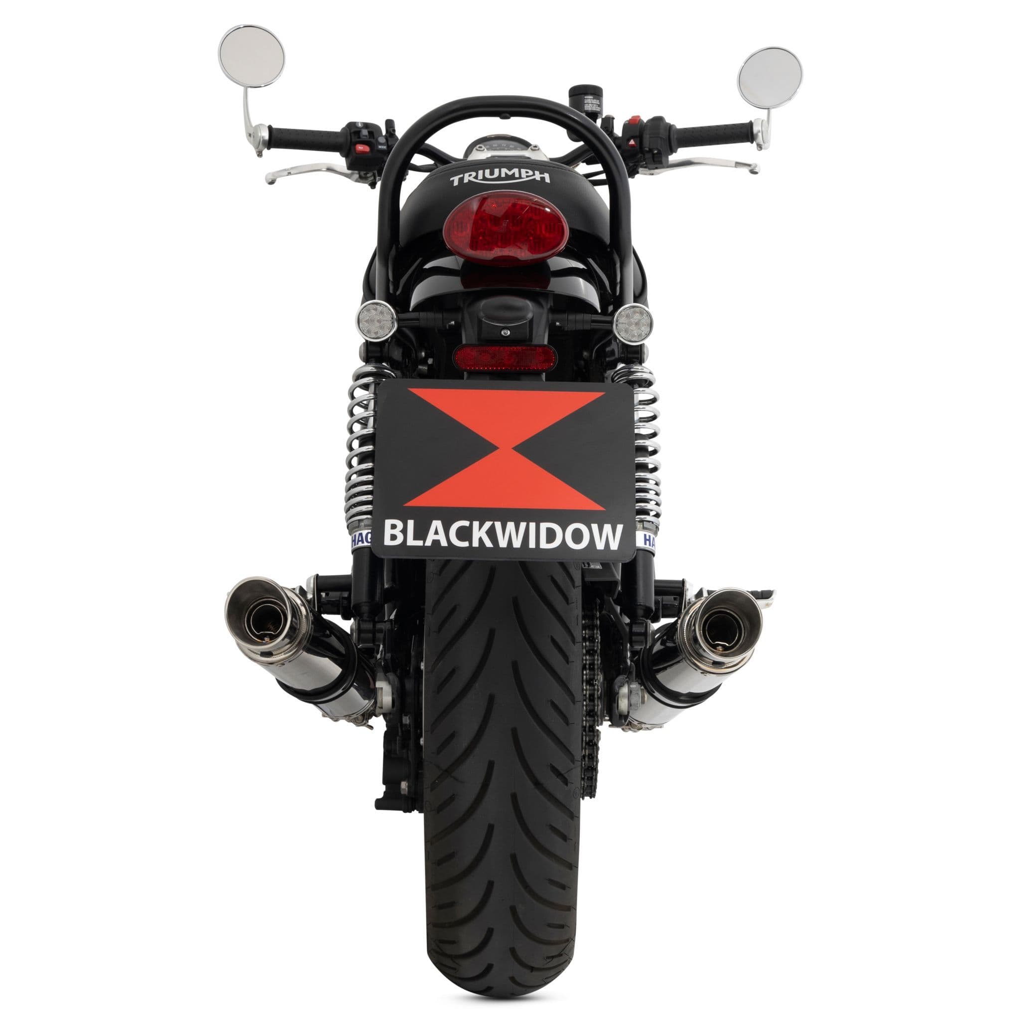 Speed Twin 900 2021 - 2025 Exhaust Silencers 350mm Round GP
