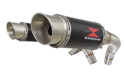 ST1100 (SC26) Pan European Exhaust Silencers 200mm Round Carbon