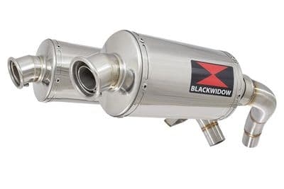 ST1100 (SC26) Pan European Exhaust Silencers 230mm Oval Stainless