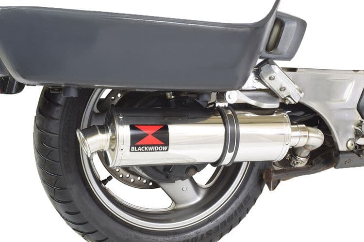 ST1100 SC26 Pan European Exhaust Silencers 400mm Oval Stainless