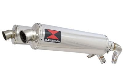 ST1100 (SC26) Pan European Exhaust Silencers 400mm Round Stainless