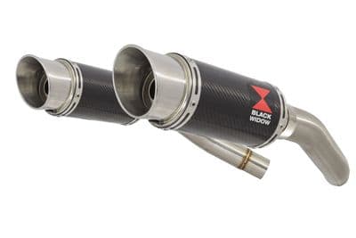 ST1300 Pan European (SC51) Exhaust Silencers 200mm Round Carbon