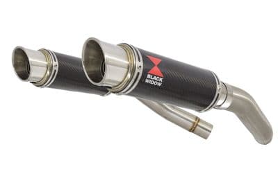 ST1300 Pan European (SC51) Exhaust Silencers 230mm GP Round Carbon