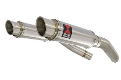 ST1300 Pan European (SC51) Exhaust Silencers 230mm GP Round Stainless