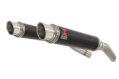 ST1300 Pan European (SC51) Exhaust Silencers 350mm GP Round Carbon